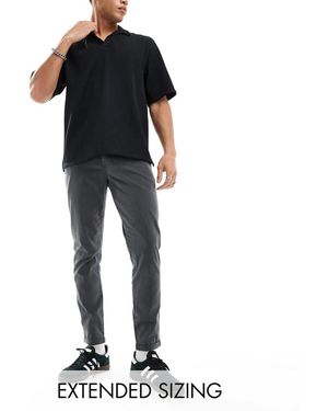 ASOS Pantaloni Chino Slim Slavato - Blu