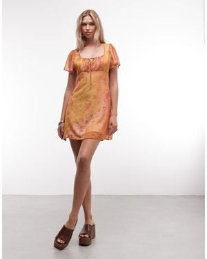 Reclaimed Vintage Mini Dress - White