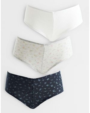 ASOS – 3er-pack boy-shorts - Weiß