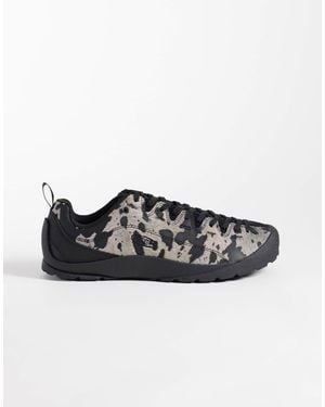 Keen Jasper Brushed Suede Sneakers - Black
