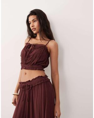 Miss Selfridge Embroidered Cami Top