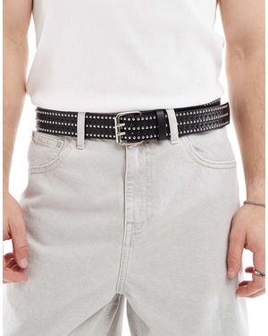 ASOS Star Studded Belt - Grey