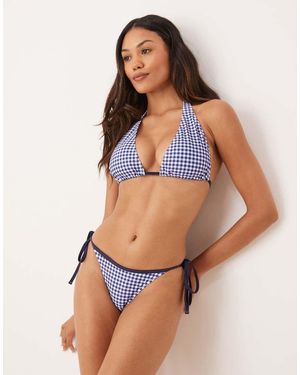 Peek & Beau Tie Side Bikini Bottoms - Blue