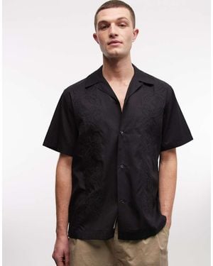 Carhartt Signet Printed Shirt - Black