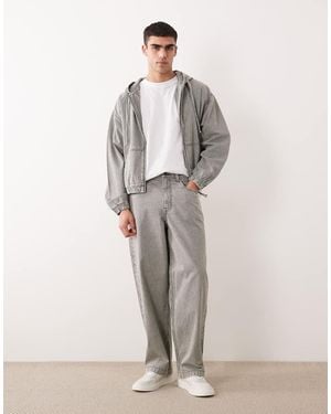 ASOS Co-ord Loose Straight Jeans - Grey