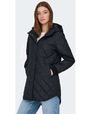 ONLY Chaqueta Guateada Negra - Azul