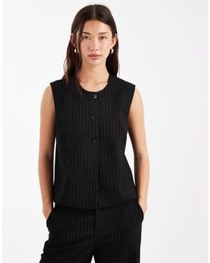 Object O-Neck Waistcoat Co-Ord - Black