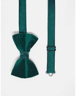 ASOS Pajaritas Verdes De Terciopelo De