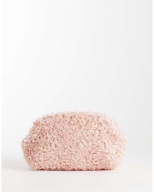 ASOS Ruffle Clutch Bag - Pink