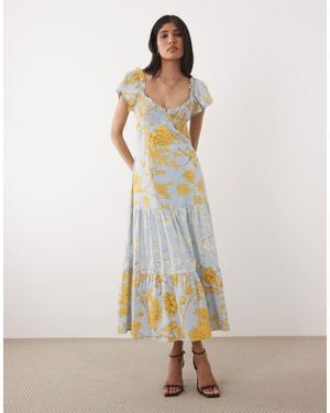 Hope & Ivy – midikleid - Blau