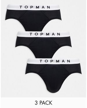 TOPMAN 3 Pack Briefs - Blue