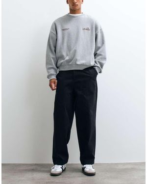 Jack & Jones Pantaloni Chino Dritti Neri - Grigio