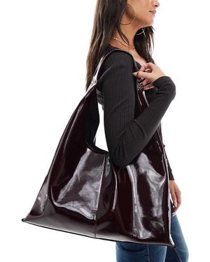 New Look Slouchy Shoulder Bag - Black