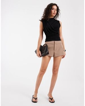 ASOS Short ajusté taille basse - Noir