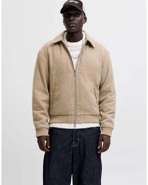 Jack & Jones Bomber Jacket - Natural