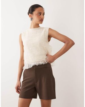 Jdy Elegante Short - Naturel