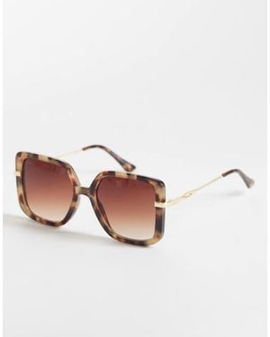 New Look Oversized Square Sunglasses - Pink
