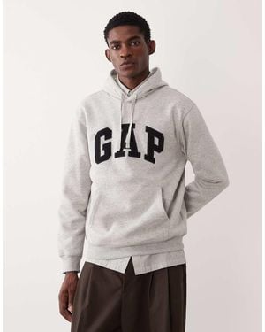 Gap Chest Logo Regular Hoodie - Natural