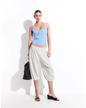 Weekday Balloon Fit Bloomer Pants - White