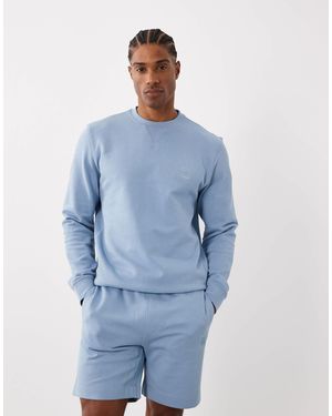 BOSS Hugo boss - sweat d'ensemble coupe classique - clair - Bleu