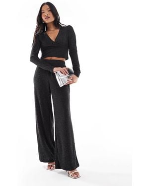 Vero Moda Wide Leg Trouser Co-ord - Black