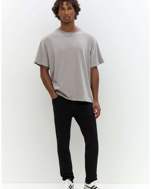 Pull&Bear – eng geschnittene basic-jeans - Grau