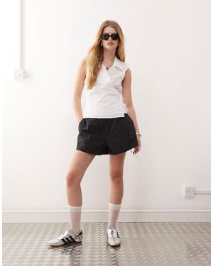 Weekday Plaid Shorts - Natural