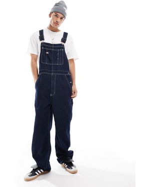 Dickies Classic Denim Dungarees - Blue