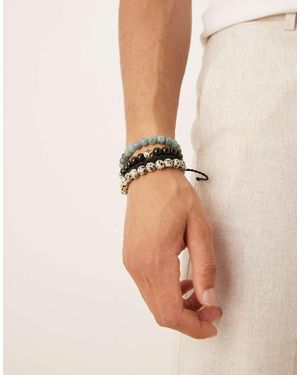 ASOS Confezione Da 4 Bracciali - Neutro