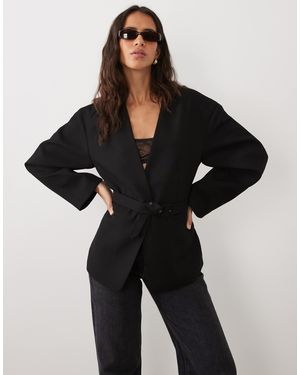 ASOS Taillierter blazer mit schmaler taille - Schwarz