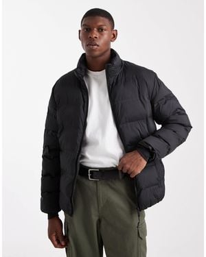 Only & Sons Zip Through Padded Jacket - Black