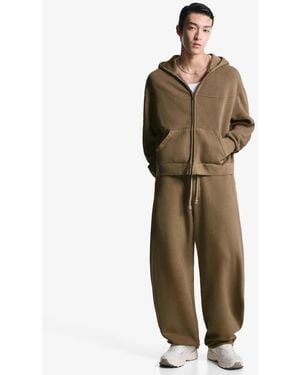 Bershka Balloon Fit Trousers - Green