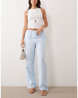 Vila – weit geschnittene hose - Blau
