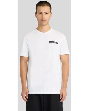 Lyle & Scott Ss T-Shirts Broadcaster Graphic T-Shirt - White