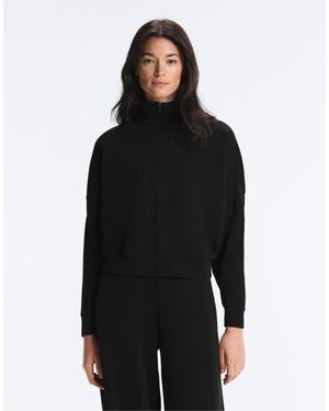 Oysho Veste en modal doux à broderies - Noir