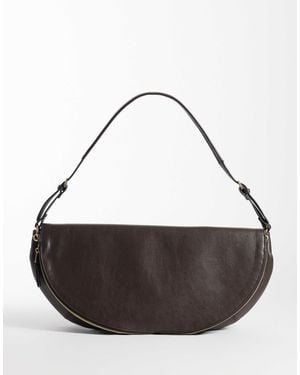 Mango Shoulder Bag - Brown