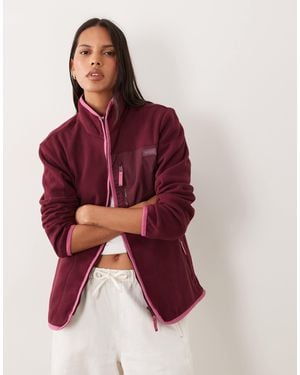 Regatta Polaire zippée intégrale cosy frankie en violet figue - Rouge