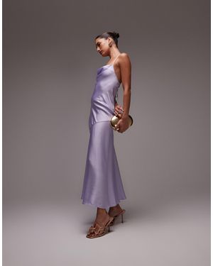 & Other Stories Maxi Cami Slip Dress With Low Back - Purple