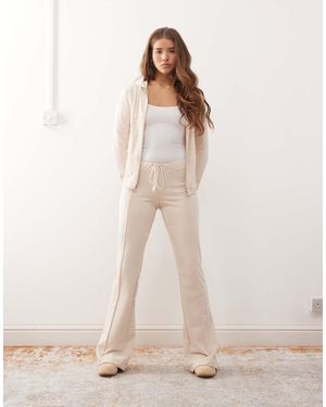 Monki Flared Trackies - Natural
