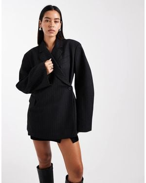 ASOS Extreme Wrap Blazer - Black