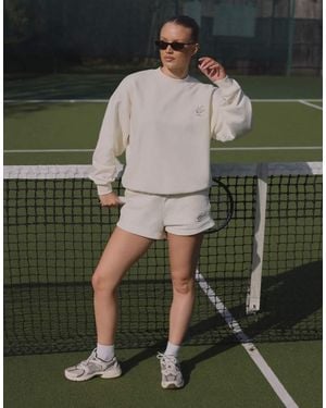 SIMMI Embroidered Logo Jersey Shorts - Green