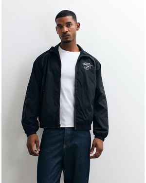 Hollister Auto Motorcross Biker Jacket - Blue