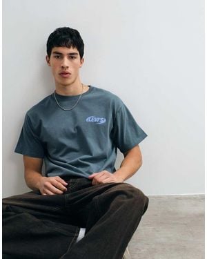 Levi's T-Shirt Met Grafische Print Op De Achterkant - Blauw