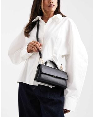 Glamorous Klassiek Tas Met Handvat Aan De Bovenkant - Wit