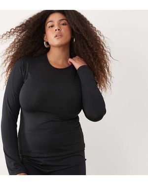 4505 Curve Icon Active Quick Dry Slim Fit Long Sleeve Top - Blue