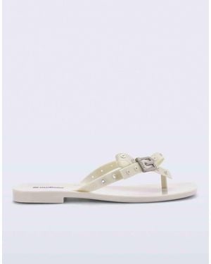 Melissa Harmonic Squared Thong - White
