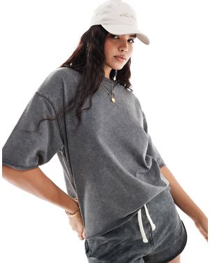 Pimkie Crew Neck T-shirt Co-ord - Grey