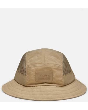 Timberland Bucket Hat Met Mesh - Naturel