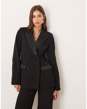 Nobody's Child Tuxedo Blazer - Black