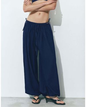 Pull&Bear – sarouel – hose - Blau